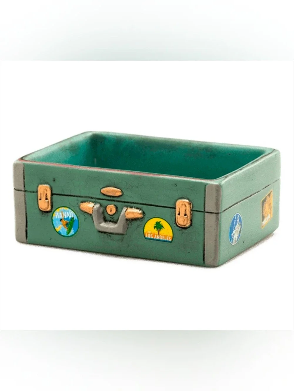 Scentsy Bon Voyage Warmer 2 Pc Luggage Trunk 1940 Style-Retired/RARE-NEW IN BOX